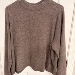 Old Navy Heather Brown Knit Top